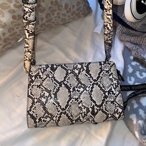 Snake skin bag